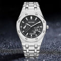 Drop Ship Item Time Mens Watch Formal Sports Steel Band Watch Men Niche Premium Waterproof Octagonal Stud Watch