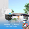 Popular V380pro camera 4G HD 3MP home wireless remote outdoor waterproof surveillance camera ball machine