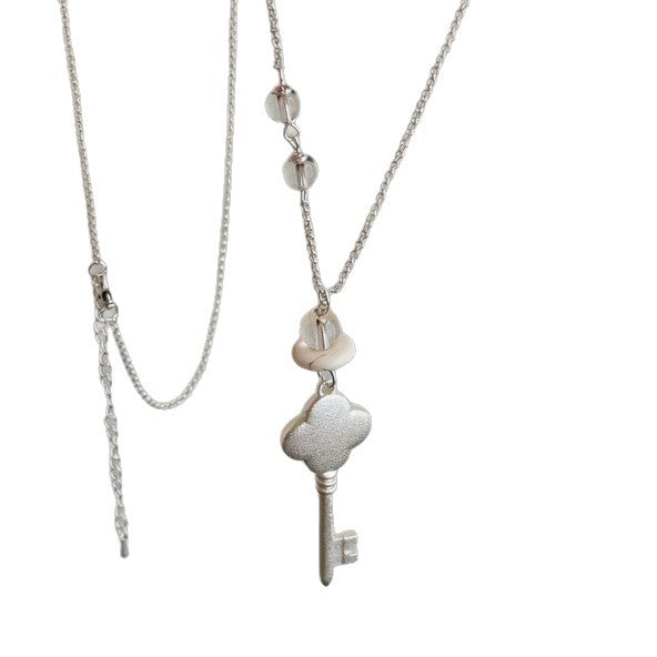 Korean Key Pendant Necklace - view 5