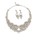 The Louvre Piece Light Full Teardrop Necklace Set Light Luxury Niche Premium Choker Banquet Party Ambient Feel Necklace