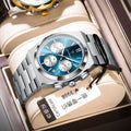 Swiss Brand New Multifunction Mens Watch Waterproof Glow Quartz Watch Live Export Bestseller Drop Ship