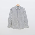Nengmeng Japanese Striped Pocket Cotton Shirt