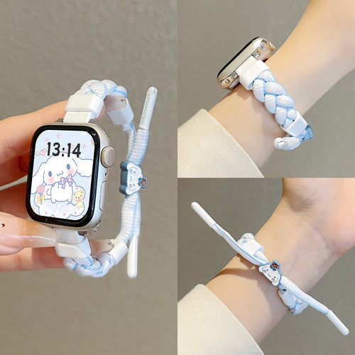 For iwatchs11 Watch Band New Woven Hand String applewatchs10 Niche s9 / 8 Simple Women