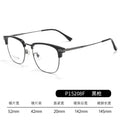 Premium Titanium Frame Online Bestseller Pure Titanium Brow Line Frame Prescription Glasses Men Plate Browline Frame Wholesale Cinnabar Sun