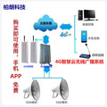 Solar powered rural scenic area community fire emergency mobile app shouting 4G wireless cloud broadcast audio loudspeaker