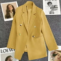 Women's Fall Korean Elegant Blazer 2026 - White