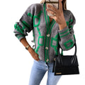 Women's Fall-Winter Knit Wool V-Neck Loose Sweater + Cardigan + Jacket + Top 2026 - Pink