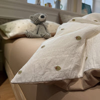 Sweet Strawberry / 0.9m Bed - 3-Piece Flat Sheet - Fits 150x200cm Duvet