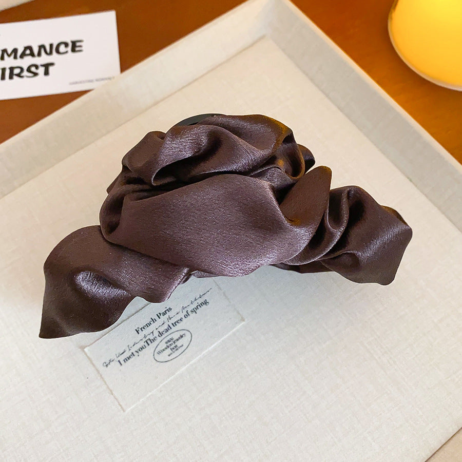 French Satin Fabric Hair Claw Clip - view 7
