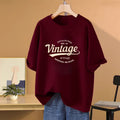 2026 hot style recommended 100% cotton short sleeve t-shirt women’s american retro bottoming shirt v