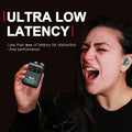 Wireless in-ear monitoring system 2.4G stereo studio band rehearsal scene IEM transmitter and receiver