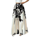 Spring-Summer Casual Fashion Printed Wide Leg Pants + Pants