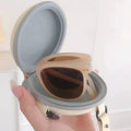 Can Fold Cushion Women Sunglasses New RedNote Influencer Banana Style of UV-Proof Sunglasses Men Wholesale