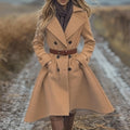 Women's Spring Fashion Versatile Wool Jacket + Coat 2026 | Trendy Jacket - Khaki