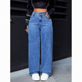 Casual High Waist Loose Straight Leg Pants