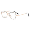 Beesfen K5001 Round Small-Frame High Count Fitted With Width Edge Frame Ultra-Light Pure Titanium Glasses Frame Women