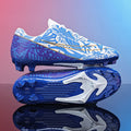 football shoes for men and women, low-top blue and white porcelain spikes, youth sneakers, children'