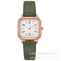 Export New Women Quartz Watch Glow Small Square Numbers Factory In Stock Women Belt Watch Women Watch
