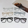 Prescription Glasses Light-Changing Anti-Blue Big Frame Plano Polygon Frame Influencer Live Finish Item Prescription Sunglasses