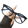 Classic Round-Square Frame Glasses 2025 New Overseas Glasses Frame Brightening Casual Plano Bare Face Stud Frame