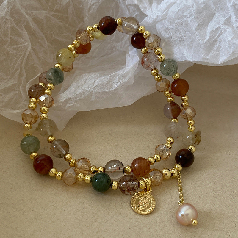 Crystal Flower Beaded Bracelet - view 6