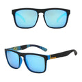 New Men Polarized Sunglasses Iridescent Lens Sports Style Sunglasses Elastic Paint PC Frame Glasses 168