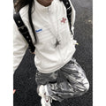 Women's Fall Casual Versatile Embroidered Lightweight Loose Jacket + Top 2026 - White