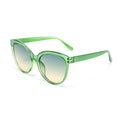 Round Cat-Eye Women New Fashionable Contrast Sunshade Glasses Western Retro Men ins Premium Sunglasses