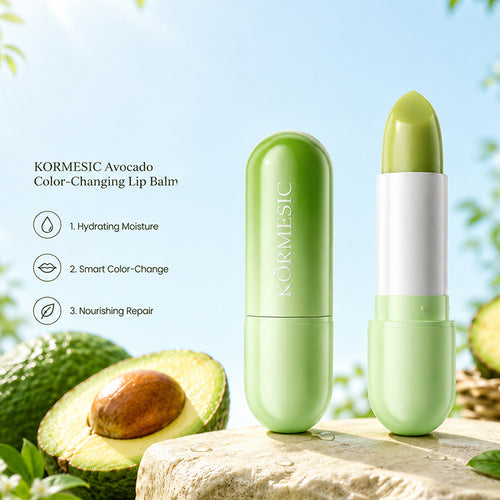 跨境KORMESIC全英文水果变色润唇膏Lipstick唇部护理外贸厂家批发