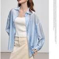 Women's Summer Versatile Tencel Slit Drapey Lightweight Sun-Protection Top + Cardigan - White