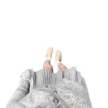 Women's Spring Chanel-Style Fashion Knit Wool Long Sleeve Sweater + Cardigan + Top 20 - Gray Sweater