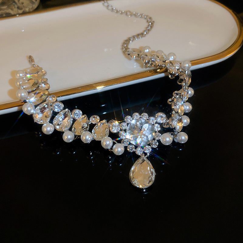 French Multi-Layer Pearl Necklace - view 9