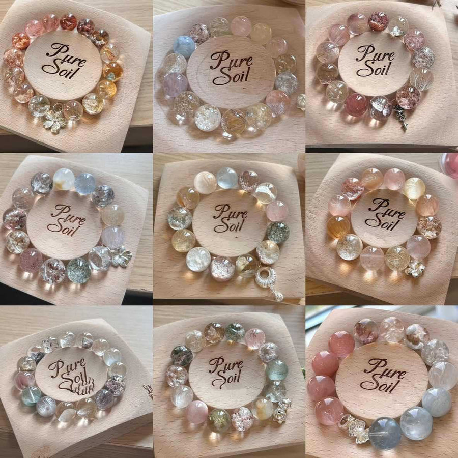 Crystal Flower Beaded Bracelet - view 2
