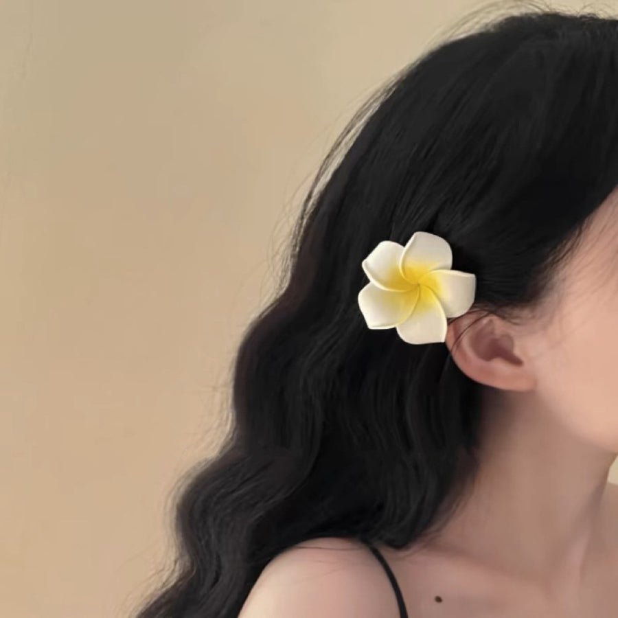 Summer Plumeria Flower Hair Clip - view 6