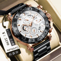 Swiss Brand Quartz Watch Waterproof Multifunction Glow Fashionable Mens Watch Live Export Bestseller Drop Ship
