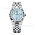 New Overseas Watch Men Rolex Home Datejust Series Lander Type Honeycomb Glow Dial Waterproof Full Steel Quartz Watch