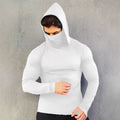outdoor sports high-elasticity quick-drying short-sleeved cycling training tight-fitting high-tie ha