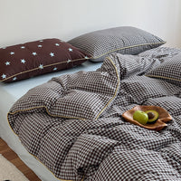 Mint Stars / 0.9m Bed - 3-Piece Flat Sheet - Fits 150x200cm Duvet