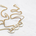 Western Accessory Letter BEST FRIENDS Best Friend Heart Spliced Heart Type Pendant 3-Piece Set Necklace