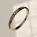Bestseller Wide Fit Slim Cut 3 Row Crystal Starry Sky Bangle Copper Coated 18K Buckle Full Diamond Fashionable Couples Bracelet Gift