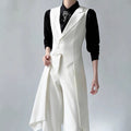 Women's Spring Professional Casual Pleated Fitted Blazer Set 2026 - White