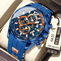 Swiss Brand Sports Mens Watch Waterproof Glow Multifunction Quartz Watch Live Export Bestseller Drop Ship