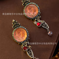 Vintage Earrings Height Stock Imperial Breeze Sleeping Dream Angel Earrings Necklace Western Retro Design Sweet Jewelry Set