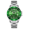 TikTok Traffic Live Men Submariner Style Quartz Watch Student Formal Mens Watch Date Steel Band Watch Large Dial