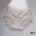 80S兰精莫代尔女士内裤10A抗菌加长裆女纯棉中腰透气女生三角裤