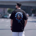 潮牌大码男装夏季新款重磅胖子宽松加肥加大纯棉套头半袖短袖T恤