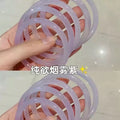 新中式玻璃仿玉冰透叮当镯圆条粗款闺蜜小众古风气质百搭粗款手镯