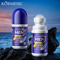 KORMESIC全英文男士身体护理滚珠Deodorizing跨境外贸厂家批发