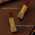 Vintage Accessory Height Stock Personality Design Detail Lipstick Stud Brooch Accessory Western Heavy-Duty Fashionable Jewelry Set