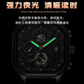 Swiss Brand Waterproof Multifunction Fashionable Mens Watch Steel Band Quartz Watch Live Export Bestseller Drop Ship